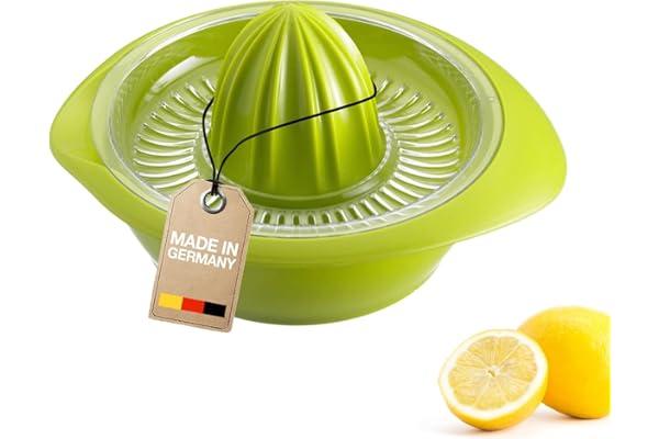 Westmark Presse-Orange/Citron/Lemon avec Récipient, Diamètre : 18,7 cm, Capacité : 0,5 litre, Plastique, Limetta, Vert pomme, 3091227A