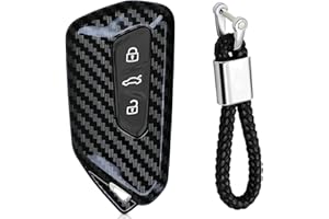 OBEST 3 Botones Funda de Llave para VW Golf 8, Carcasa de Control Remoto de Coche para Volkswagen Golf 8 2021 Golf 8 Generaciones