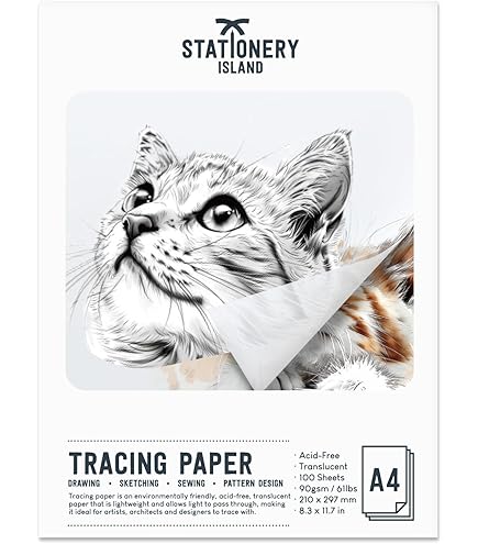 Strathmore Pro-Art Tracing Paper Pad 11 x 14, 50 Vellen, Wit