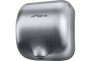 AIRSENZ i-Force Hand Dryer | Electric | Automatic | High Speed | Heavy Duty (Brushed)