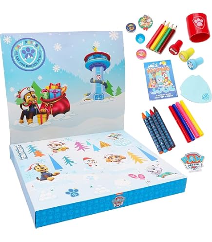 PAW PATROL Multicolore Calendrier De LAvent 2023 Enfant La Pat Patr Amz B0bb7qmhsn