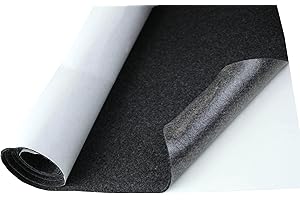 tukan-tex Filz Selbstklebend Soft Filzstoff Meterware 3,0mm Stark (Dunkelgrau, 50x150cm)