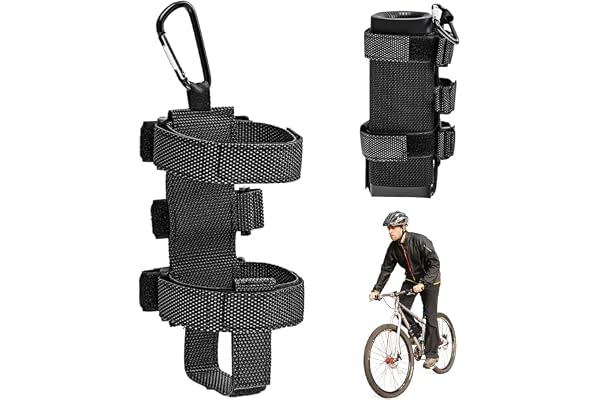 Proberos Wireless Speaker Holder, Portable Speaker Holder Compatible with Carabiner, Adjustable Hook and Loop Straps Design Removable Universal Bluetooth Music Speaker Holder