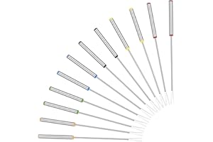 ‎HAPPY FINDING Edelstahl Grillgabel Fondue Gabel - 12 Stück Set Fonduegabeln mit Griff aus Holz, Fonduebesteck aus Edelstahl, Fonduespieße 24 cm Länge