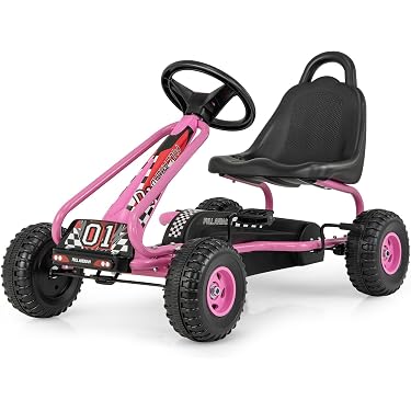 AIYAPLAY Voiture à pédales pour enfants, Véhicule pour