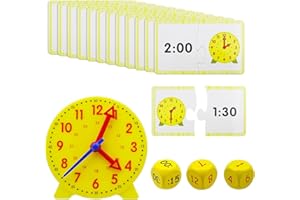 MIPIACE Lernuhr,Lernuhr Kinder,Uhr zum Lernen für Kinder,Uhr Lernen für ab 5.6.7.8 pädagogisches Spielzeug für Geschenke zur Einschulung Junge Mädchen