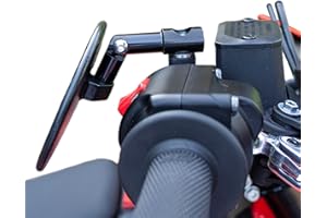 HQV Shin Yo Spiegel SET kompatibel mit KTM 690 SMCR Supermoto & Enduro - Komplettset PlugNplay Shin Yo & Neubert Racing inkl. Adapter und Schrauben