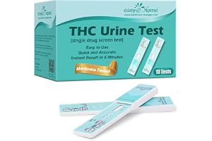 Easy@Home Drogtest med en panel för detektering av marijuana (thc) i urin - #EDTH-114 (10 Pack)