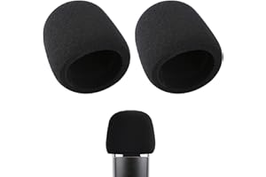 ZWZNBL Schaumstoff-Mikrofonabdeckung, 2 Stück, Mikrofonfilter, Schaumstoffabdeckung, Mikrofonschalldämpfer, Mikrofonfilter geeignet für Blue Yeti Mic, Yeti Pro