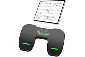 BOTEWO Bluetooth Page Turning: przełącznik nożny Bluetooth – możliwość ponownego ładowania muzyki, kontroler do tabletów, smartfonów