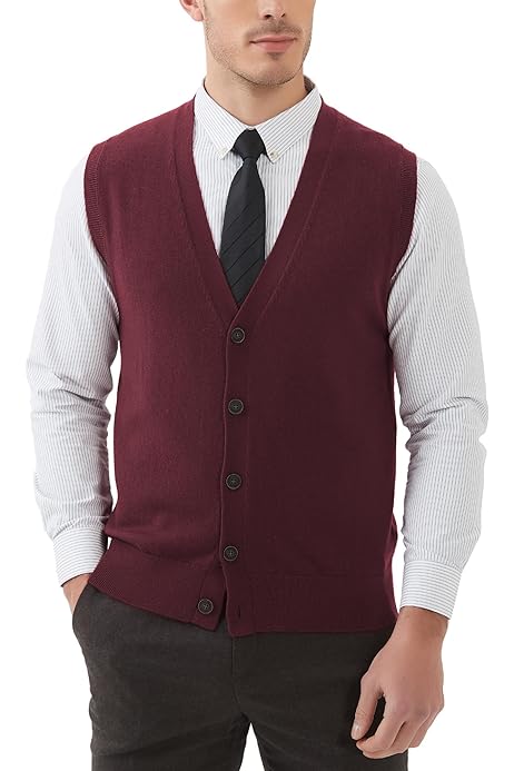 Outfit Cardigan Senza Bottoni Uomo Maglioni Uomo Lana Gilet Da