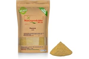 NATURPRODUKTE-MV Henna Pulver rot (500 g) Hennapulver Haarfarbe natürliche Haarpflege