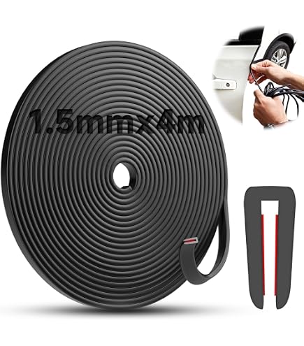 Lntyq 5M Noir Protection Porte De Voiture,Protecteur de Bord sans Colle