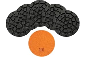 Diamond Concrete Polishing Pads - BRSCHNITT 6pcs 4 inch Grit#100 Resin Bond Renew Pads Beton Floor Renew Reparing Disk