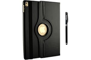 inShang Coque Compatible avec iPad Housse 9.7 Coque iPad 2018/2017/ air/air 2 Étui Case avec Veille/Réveil + Rotatif + Support Stylet