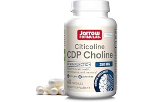 ‎JARROW FORMULAS Jarrow Citicoline CDP Cholin, mit jeweils 250 mg Citicolin, 60 Kapseln