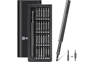 SHARDEN Precision Screwdriver Set 49 in 1 Double End Small Screwdriver Set Magnetic Repair Tool Kit for Laptop, Cell Phone, PC, MacBook, Tablet, Computer, PS5, PS4, Electronic, Glasses, Watch