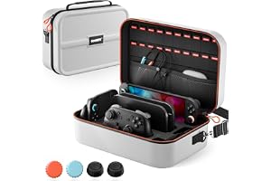 ZOZOVR Switch 2 fodral för Nintendo Switch 2 (2025), med 4 joystick-lock