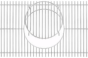 GFTIME Grille de cuisson en acier inoxydable 66095 48 cm pour barbecue à gaz Weber Genesis II LX 300, Genesis II E/S 310 315 320 325 340, Grilles de rechange en acier inoxydable pour Weber 66095