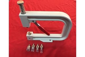 GIORGETTI STRASS Macchina pinza applicatore torchietto per attaccare fissare perle perline con rivetto pin tonde rotonde vestiti decorazioni pelle borse scarpe tessuto manuale