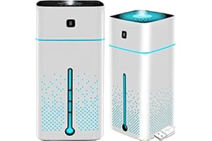 Retoo Luftbefeuchter Ultraschall Gegen Trockene Heizungsluft 1L, Raumbefeuchter mit Fernbedienung für Schlafzimmer, Kinderzimmer und Pflanzen, Air Luft Befeuchter, Ultra Leise Aroma Diffuser