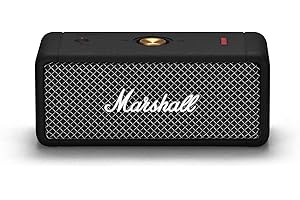 Marshall Emberton Portable Bluetooth Speaker, Wireless & Water Resistant - Black