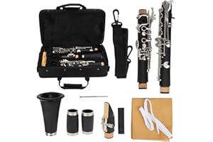 MXZZAND Clarinetto in Sib per strumenti musicali professionale per studenti per principianti di clarinetto(black)