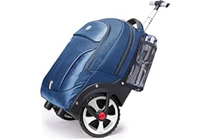 Aoking Rolling Wheeled Multifunctional Backpack,Business,Travelling,School,Compus Hiking,Picnic,Waterproof