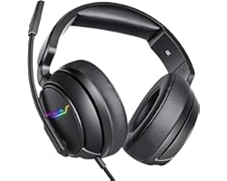 XIBERIA Xbox one Headset, PS4 Headset, Gaming Headphones, 3.5mm Surround Stereo Gaming Headsets with Mic Soft Memory Earmuffs