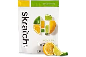 Skratch Labs Sport Hydration Drink Mix Lemon and Lime - 440 g - Electrolyte Powder Exercise, Endurance and Permance - Non-GMO, Vegan, Gluten Free