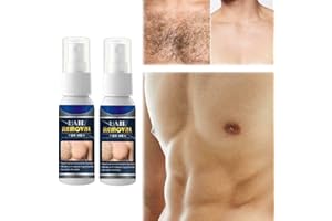 PELINUAR Natural Permanent Hair Removal Spray Stop Hair Growth Inhibitor Remover, Hair Removal Inhibitor for Men and Women, Reduce Hair Growth Rate, for Arm, Underarm, Legs (men)