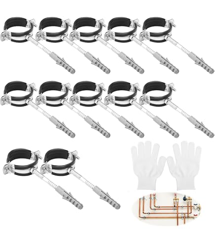 25 Fascette Stringicavo Metalliche 18 Mm - Acciaio Zincato, Riutilizzabili DIN 72571
