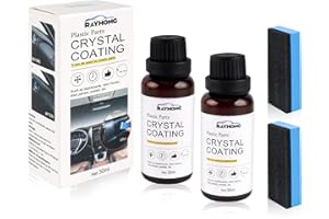 Dmkohi Crystal Coating, części z tworzywa sztucznego, krystaliczna powłoka, 2 zestawy do odnawiania części samochodowych, remont tworzyw sztucznych, Car Plastics Restorer, kryształowa powłoka do