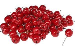 VBS XXL 80er-Pack Deko-Äpfel am Draht Ø 35 mm