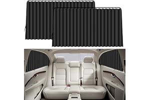 XCBYT Parasol Coche 2 Piezas, Parasol Coche Lateral Magnetico, Parasol Ventana Coche, Cortinas Camper con Protección UV, Oscurecedor Ventana Coche