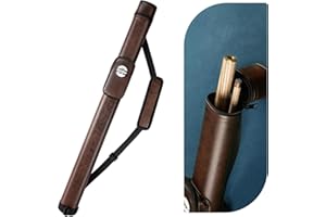 Trymaker Snooker Cue Case, 1×1 Hard Pool Cue Case Holds 1 Complete of 2-Piece Cue (Not for 3/4 Cues), Made of Faux Leather Snooker Accessories
