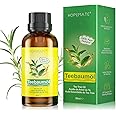 Teebaumöl 100% Reines und Naturrein, 60ML Tea Tree Oil Anti Pickel, Akne, Warzen und Andere Hautprobleme, Vegan Teebaum Äther