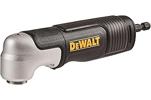 Dewalt Impact Winkelvorsatz für Schlagschrauber DT20500 (1/4" Sechskant, schlagfest, performt mit bis zu 43Nm Drehmoment, für den Einsatz auf Akku-Schlagschraubern)