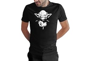 POPSICLECO Yoda - DJ YODA Jedi Ritter The Empire Turntables Music Rave House Trance Techno Geek Unisex T-Shirt Star Wars Shirt Adults Unisex Top