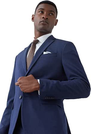 MANGO MAN - Giacca da Abito - Uomo Blu Notte 50 : Amazon.it: Abbigliamento