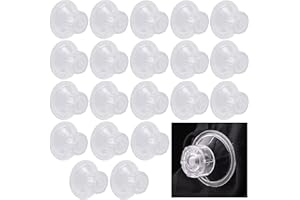 QUACOWW 20pcs Glass Suction Cup, Caravan Motorhome Suction Cup High-Grip Suction Cups Awning Side Fix Kit for Campervan Van Canopy, Van Motorhome Side Fix Multi-purpose Hanging