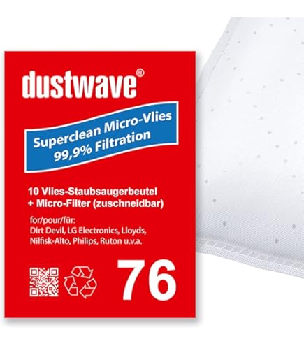 20 Staubsaugerbeutel Für Philips TCX 400-999 - 5-lagiges Vlies Von Staubbeutel-Discount