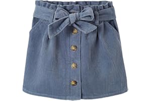 Vertbaudet Mädchen Paperbag-Rock, Cord, Bundweite verstellbar