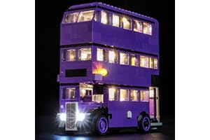 BRICKBLING Light Kit Compatible with Lego Knight Bus Adventure 76446 (No Model), Decoration Lighting Set for Knight Bus Adventure Creative Toys