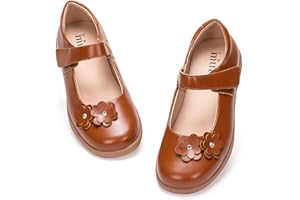 Frank Mully Mädchen-Kleiderschuhe Mädchen Mary Jane Flache Schuhe Ballerinas Flache Party-Schulschuhe mit Schleife für Kleinkinder/kleine Kinder/große Kinder