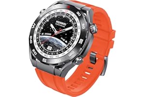 FunBand Compati Bourwayth HUAWEI Watch Ultimate/Watch Gt2, 22mm Quickfit Miękka silikonowa klasyczna bransoletka Wymienna opaska pasuje do Garmin Venu 2/Vivoactive 4 Smart Watch
