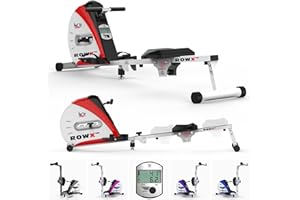 We R Sports Premium Rowing Machine Elastic Cord Resistance Body Tonner Home Rower Fitness Cardio Workout Weight Loss
