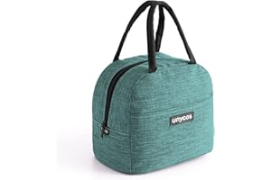 unycos - Borsa Termica 7L Manutenzione di Freddo e Caldo per Uomo/Donna/Bambino, Borsa Frigo Impermeabile Interno in Alluminio, Facile da Pulire, Lunch Box Leggera e Portatile (Verde Chiaro)