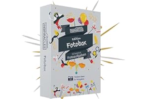 ‎INSPIRACLES INSPIRACLES Fotoaufgaben für die Fotobox – Kreatives Fotospiel für Geburtstag, Hochzeit & Events – 52 Witzige Aufgaben für Gäste – Spielkarten für lustige Erinnerungsfotos