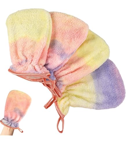 Lot De 6 Gants De Toilette Microfibre COZYMIRE - Réutilisables, Doux, Absorbants, Pour Bébé, Enfant, Adulte, Démaquillage, Sport